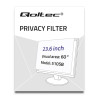 filtro privacy qoltec 23.6" 16:9 trasparente [51058]