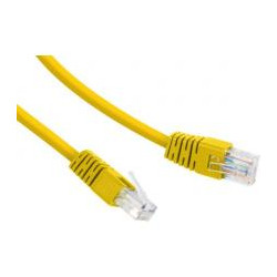 cavo di rete patch gembird utp cat. 6 0.5m giallo [pp6u-0.5m/y]