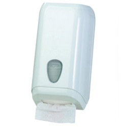Dispenser carta igienica in fogli bianco mar plast [a62011]