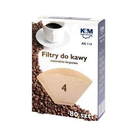 filtri da caffe' k&m 4 ak114 80pz [ahkamdak114filt]