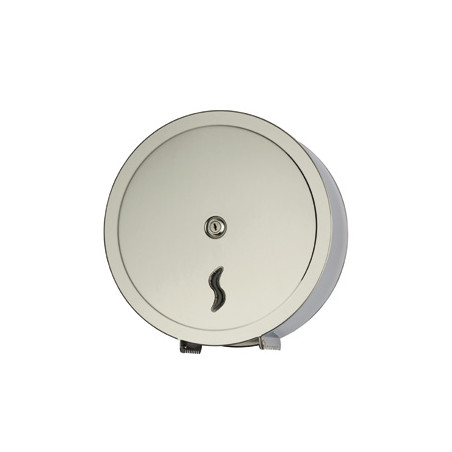 Distributore carta igienica in rotoli maxijumbo 400m in acciaio inox