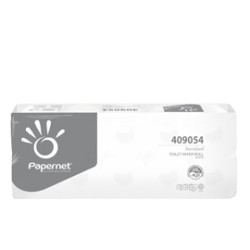 Pacco 10rt carta igienica euro 10 blu 190 strappi pz: 8 [409054]