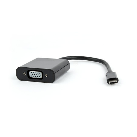 adattatore gembird usb-c a vga nero [ab-cm-vgaf-01]