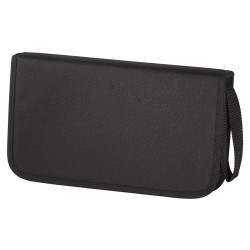 porta cd hama 64 slot nylon nero [amham011616]