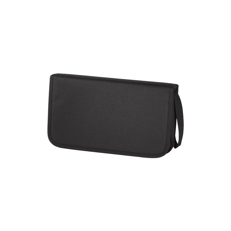 porta cd hama 64 slot nylon nero [amham011616]