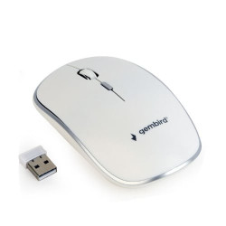 mouse gembird musw-4b-01-w wireless ottico dpi bianco