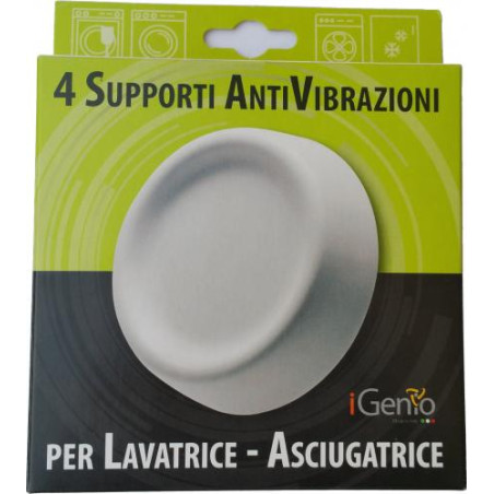 piedini universali per lavatrice e asciugatrice i-genio, 4 pezzi