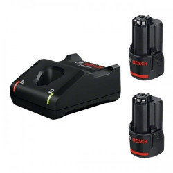 caricabatteria bosch standard starter kit 1x2.0ah + 1x4.0ah +gal