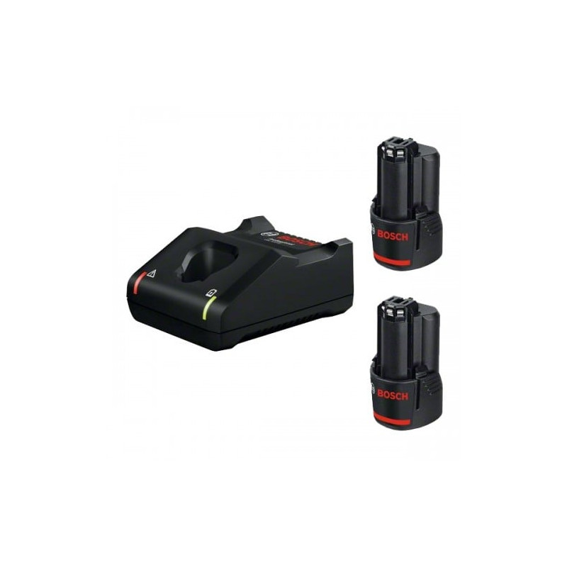 caricabatteria bosch standard starter kit 1x2.0ah + 1x4.0ah +gal