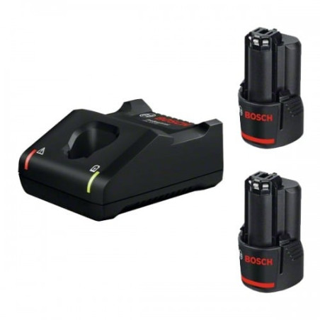 caricabatteria bosch standard starter kit 1x2.0ah + 1x4.0ah +gal