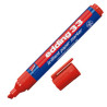 Marcatore edding 33 permanente punta scalpello rosso [4-33002]