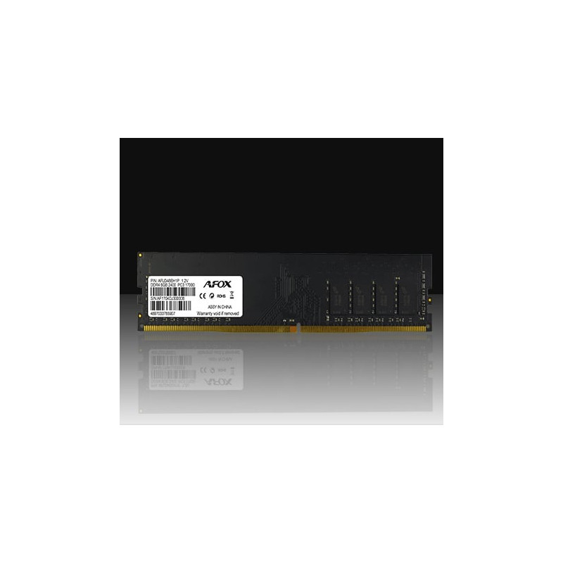 ram dimm ddr4 8gb afox afld48eh1p 2400mhz nero [afld48eh1p]