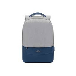 zaino notebook rivacase 17.3" grigio e blu scuro [7567grey]