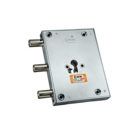 serratura moia per porte blindate a 3 pistoni 135x180x30mm [rfi661/640rf]