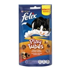 mangime secco felix play tubes pollo e fegato per gatto 50g