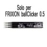 Set 3 refill sfera frixionball clicker 0.5mm nero pilot [006570]