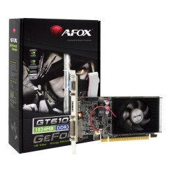 scheda video nvidia afox geforce gt610 1gb ddr3 64bit dvi hdmi vga