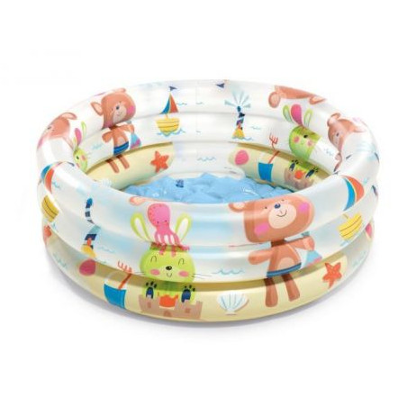 piscina gonfiabile intex 3 anelli 33l multicolore [57106np]