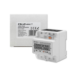 contatore corrente trifase qoltec 30a grigio [quqolme00050900]