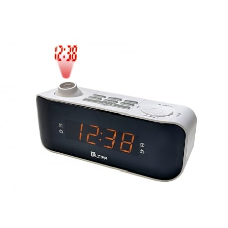 radiosveglia eltra kasia con proiettore bianco [ubeltrb00000007]