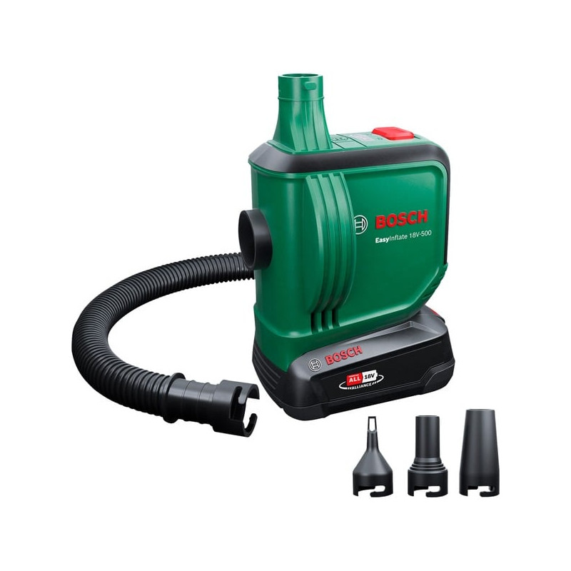 pompa ad aria bosch easyinflate 18v-500 senza fili 18v verde/nero