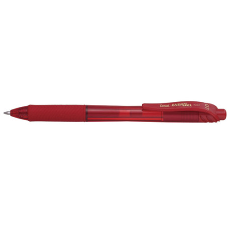 Roller a scatto energel x bl107 rosso 0.7mm pentel pz: 12 [bl107-bx]