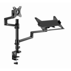 supporto da scrivania gembird braccio per monitor e laptop 17''-32"