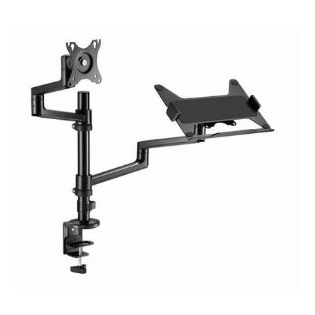 supporto da scrivania gembird braccio per monitor e laptop 17''-32"