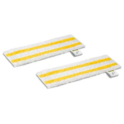 set di panni karcher per pavimenti bianco/giallo 2pz [2.863-339.0]