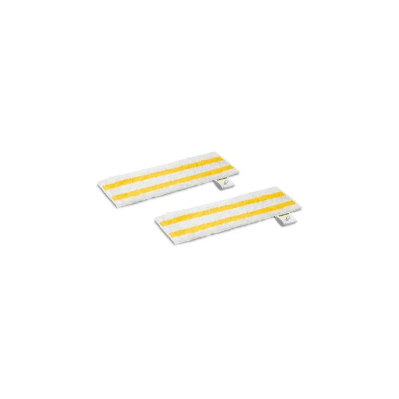 set di panni karcher per pavimenti bianco/giallo 2pz [2.863-339.0]