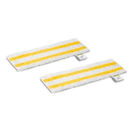 set di panni karcher per pavimenti bianco/giallo 2pz [2.863-339.0]