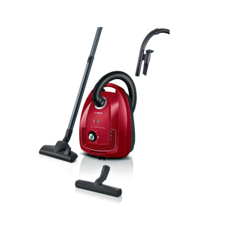 aspirapolvere bosch serie 4 bocchetta a rullo commutabile 600w rosso