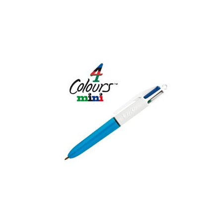 Scatola 12 penne sfera scatto 4 colours? mini bic [895958]