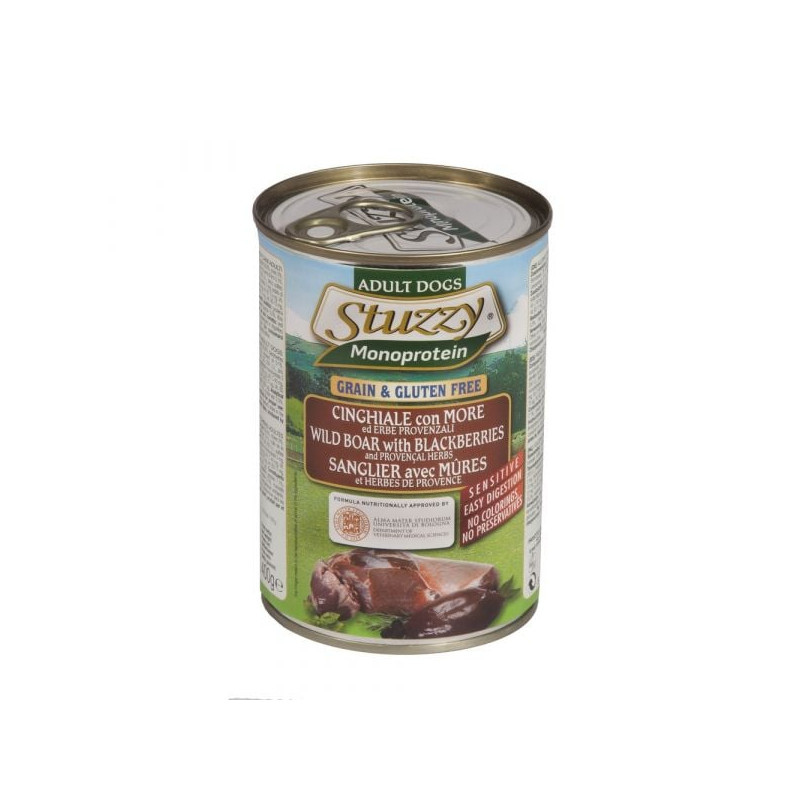mangime secco agras pet foods stuzzy monoproteico per cane adulto