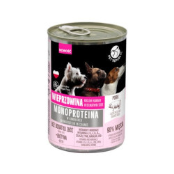 alimento umido petrepublic monoproteico con carne di maiale per cani