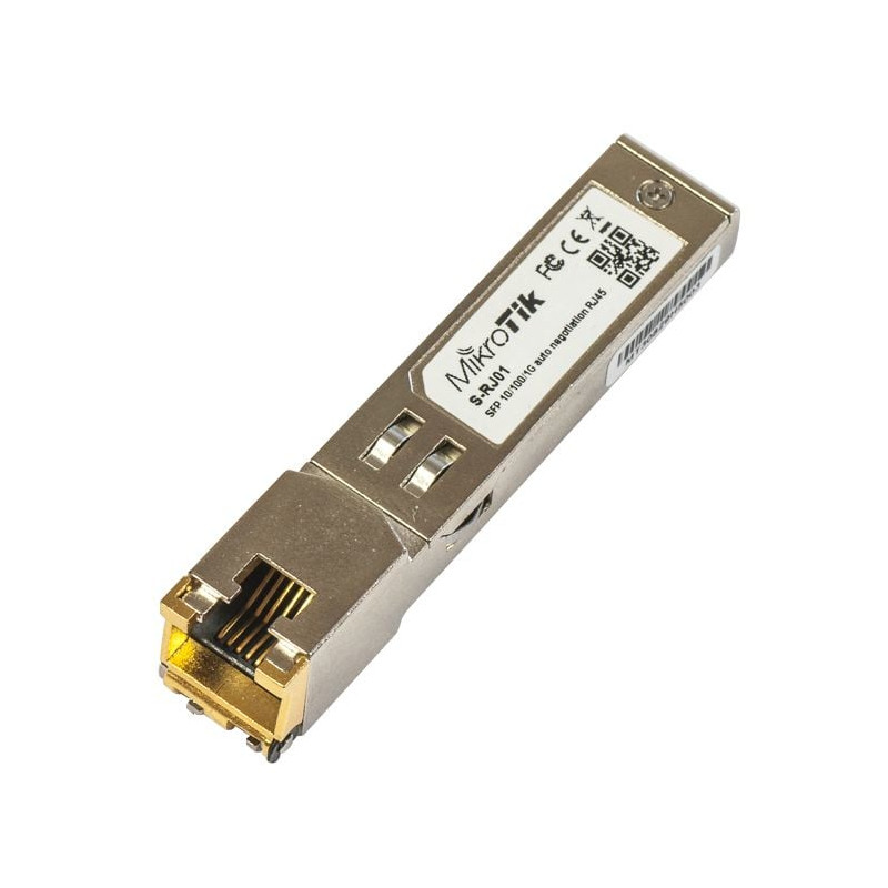 ricetrasmettitore mikrotik s-rj01 sfp 1.25gbps 100m gigabit ethernet