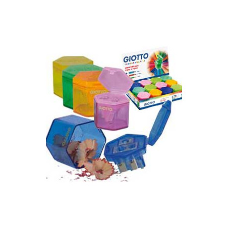 Temperamatite a 3 fori c/serbatoio giotto [233000]