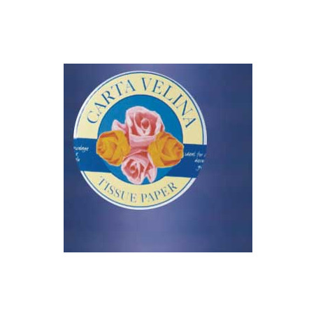 Busta 26fogli 50x70cm carta velina gr31 blu sadoch [kv106462]