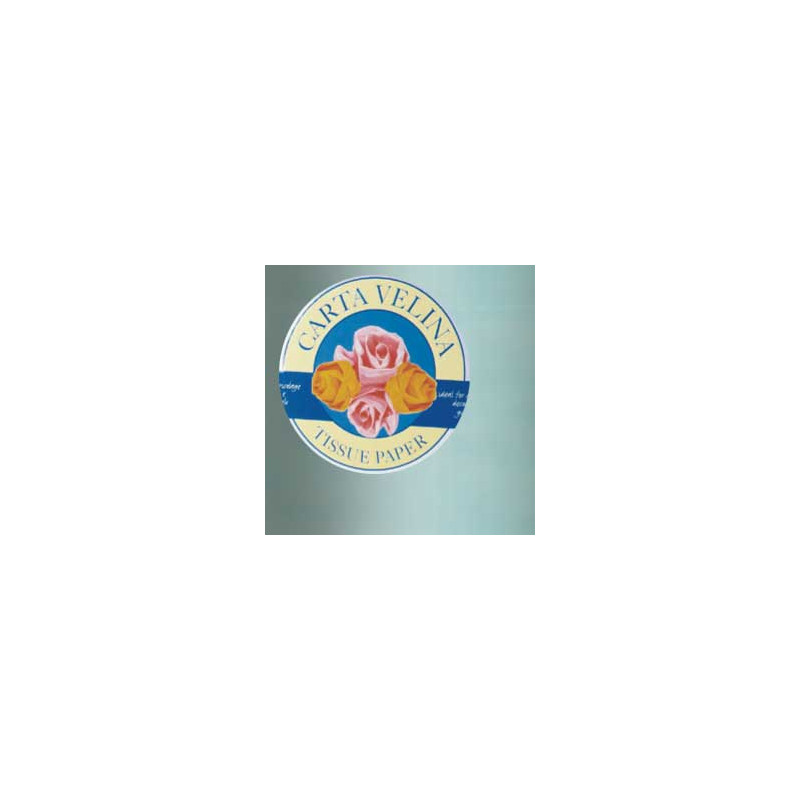 Busta 26fogli 50x70cm carta velina gr31 celeste sadoch [kv106360]