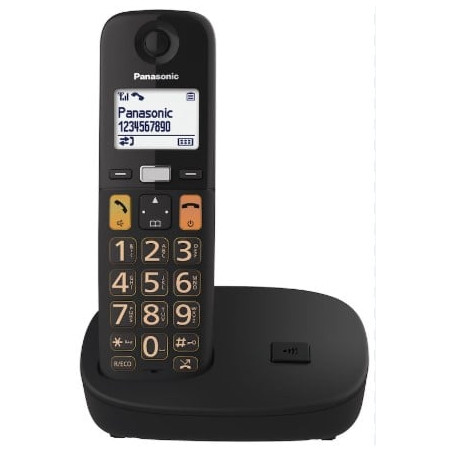 cordless panasonic kx-tgu110fxb [tepansbkxtgu110]