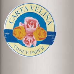 Busta 26fogli 50x70cm carta velina gr31 grigio sadoch [kv106203]