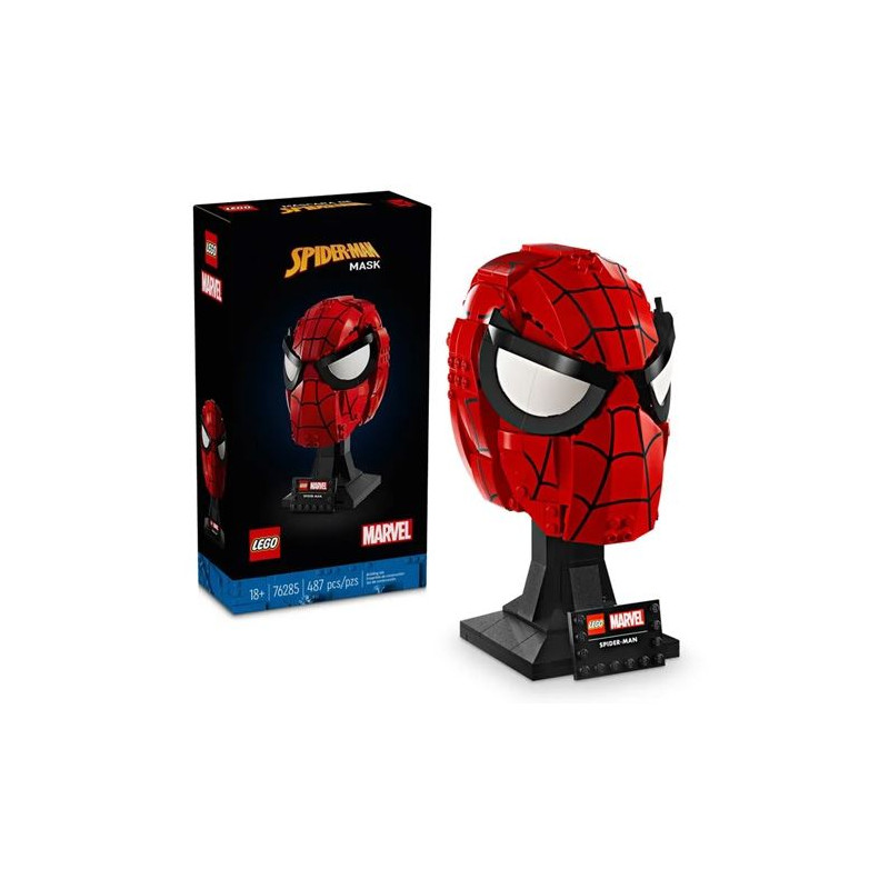 gioco da costruzione lego marvel maschera di spider-man multicolore