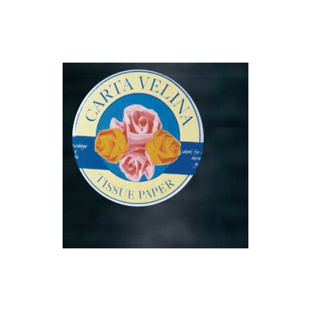 Busta 26fogli 50x70cm carta velina gr31 nero sadoch [kv106599]