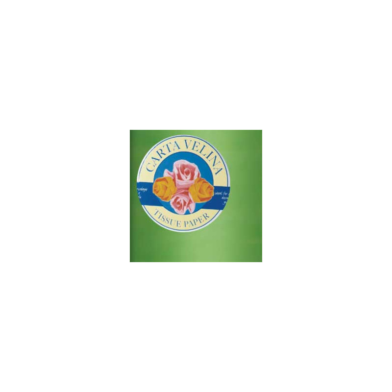 Busta 26fogli 50x70cm carta velina gr31 verde chiaro sadoch [kv106371]