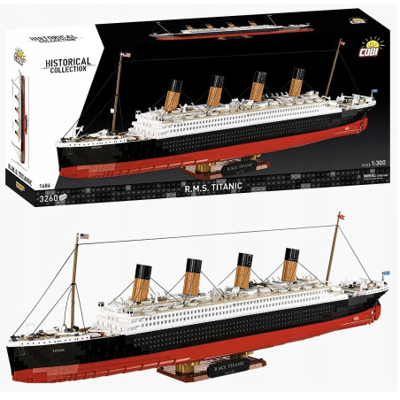 kit modello cobi r.m.s titanic 1:300 multicolore 3260pz [wpcbks0cii16869]
