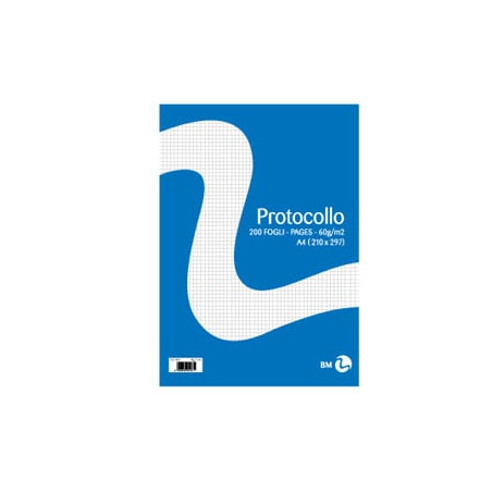 Fogli protocollo a4 60gr 20fg 4mm bm [0100261]