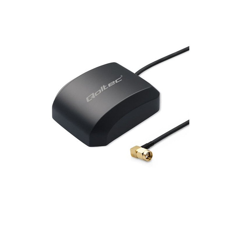 antenna gps qoltec 57056 glonass 28dbi 50w sma ra nero [nuqolantz057056]