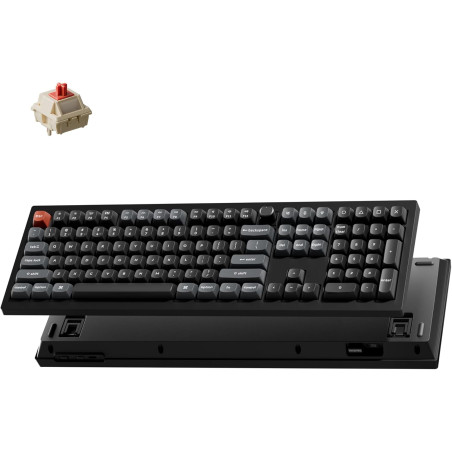 tastiera keychron v6 ultra 8k full size rgb red meccanica wireless