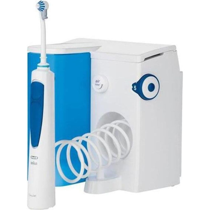idropulsore braun oral-b oxyjet md20 600ml 4 ugelli bianco [oral-b