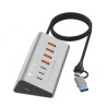 hub usb techly iusb32-hub7-4a3c usb 3.2 gen2 a 4x usb-a